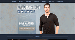 Desktop Screenshot of davehartney.com